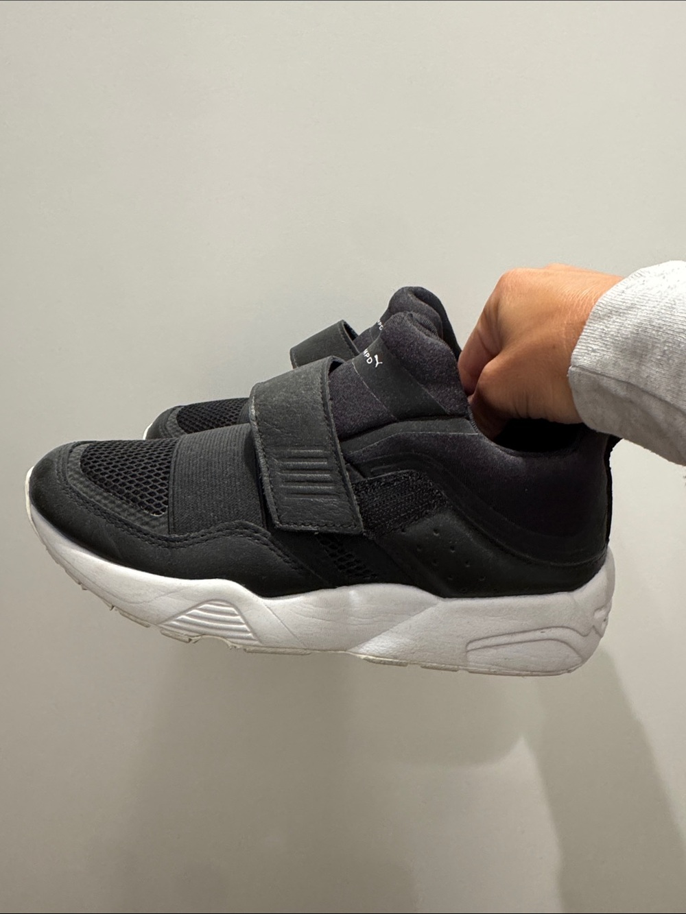 Puma / STAMPD Collaboration - Black Sneakers with White Sole